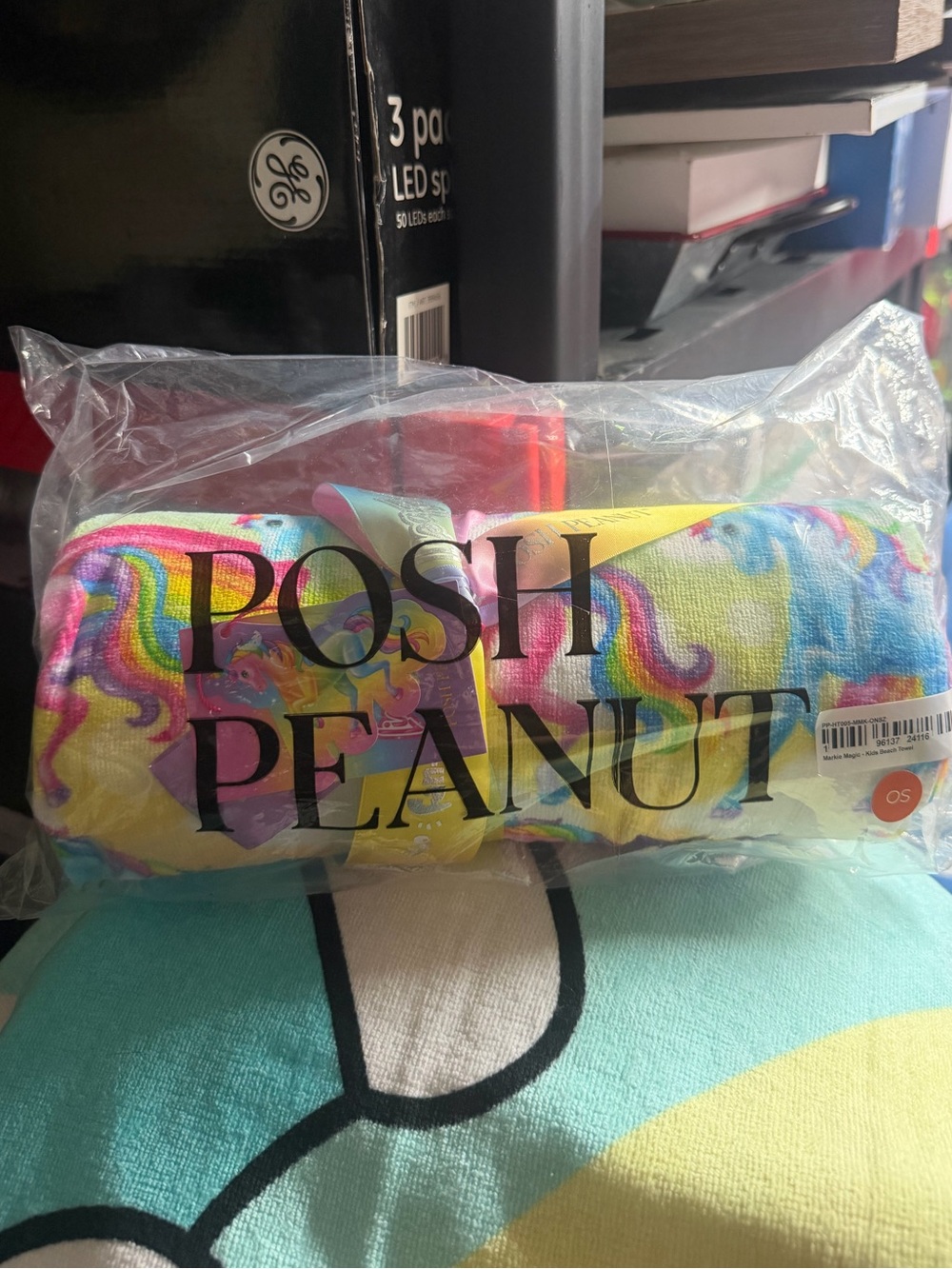 Lisa Frank Posh Peanut Markie beach towel Brand new with tags